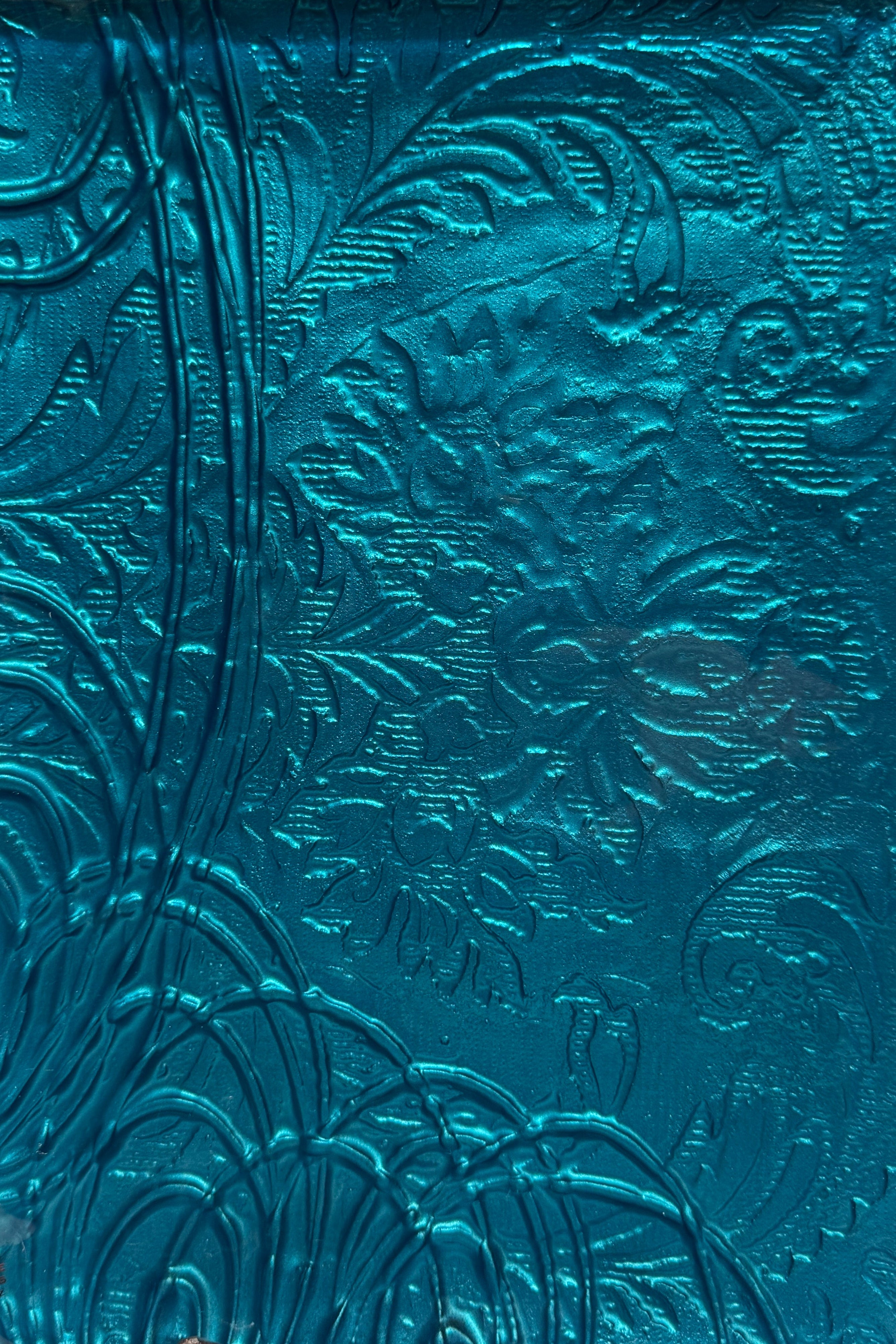 Small Hand Held Platter - Anaglypta