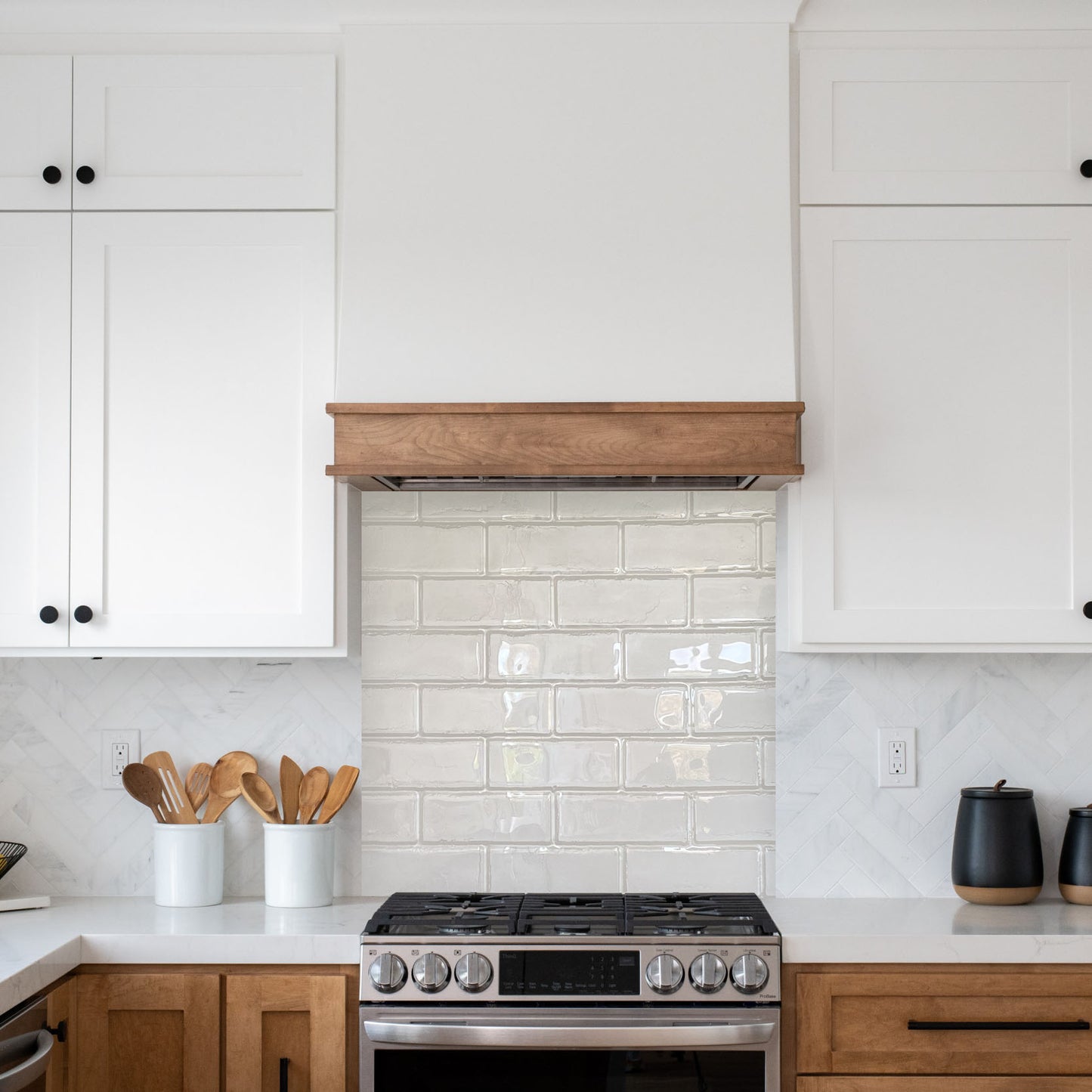 Subscape - Subway Tile style Slumped Glass Splashback