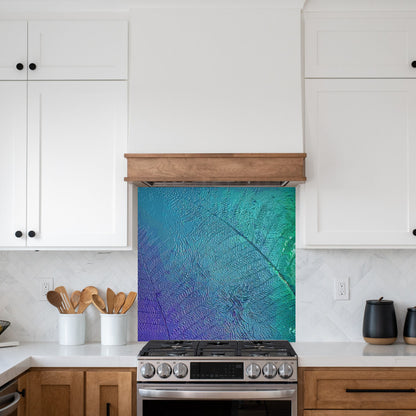 Fern Glass Splashback - 600x750 - Free Shipping!