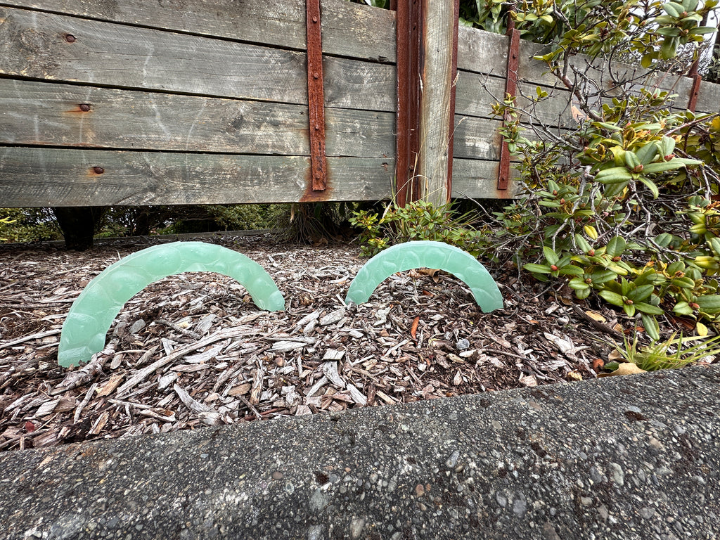 Curved Garden Sculptural Glass Arcs