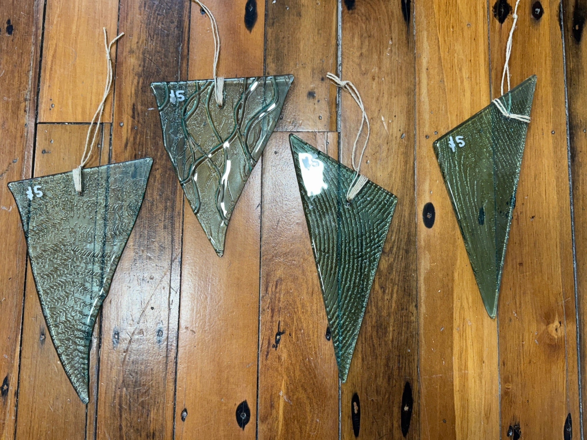 Set of 4 Triangle Wall Hangings