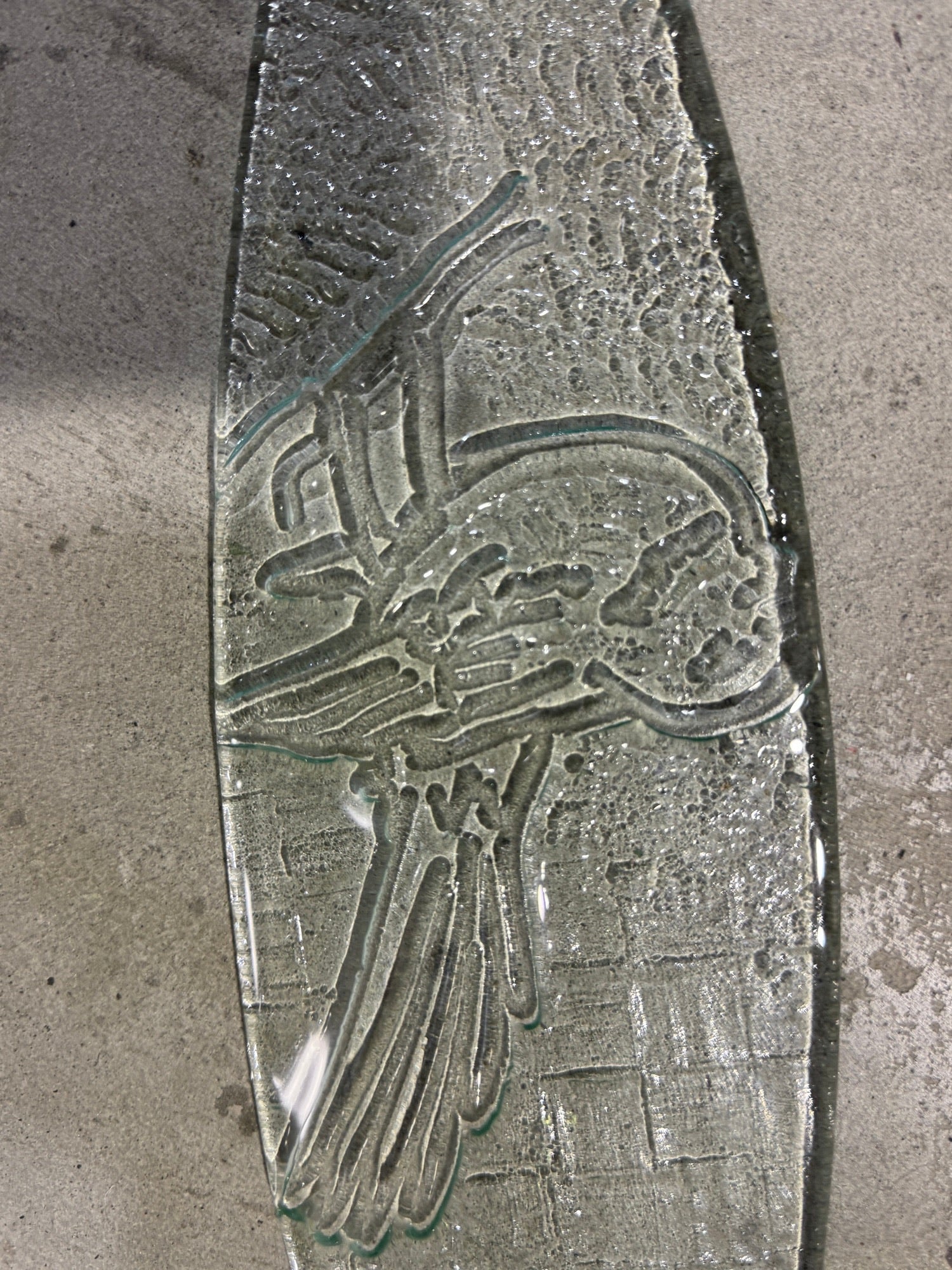 Medium Fantail Waka - Clear