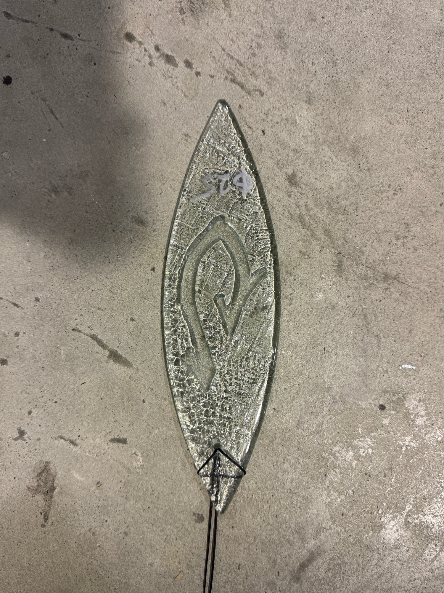 Small Tribal Hook Waka - Clear