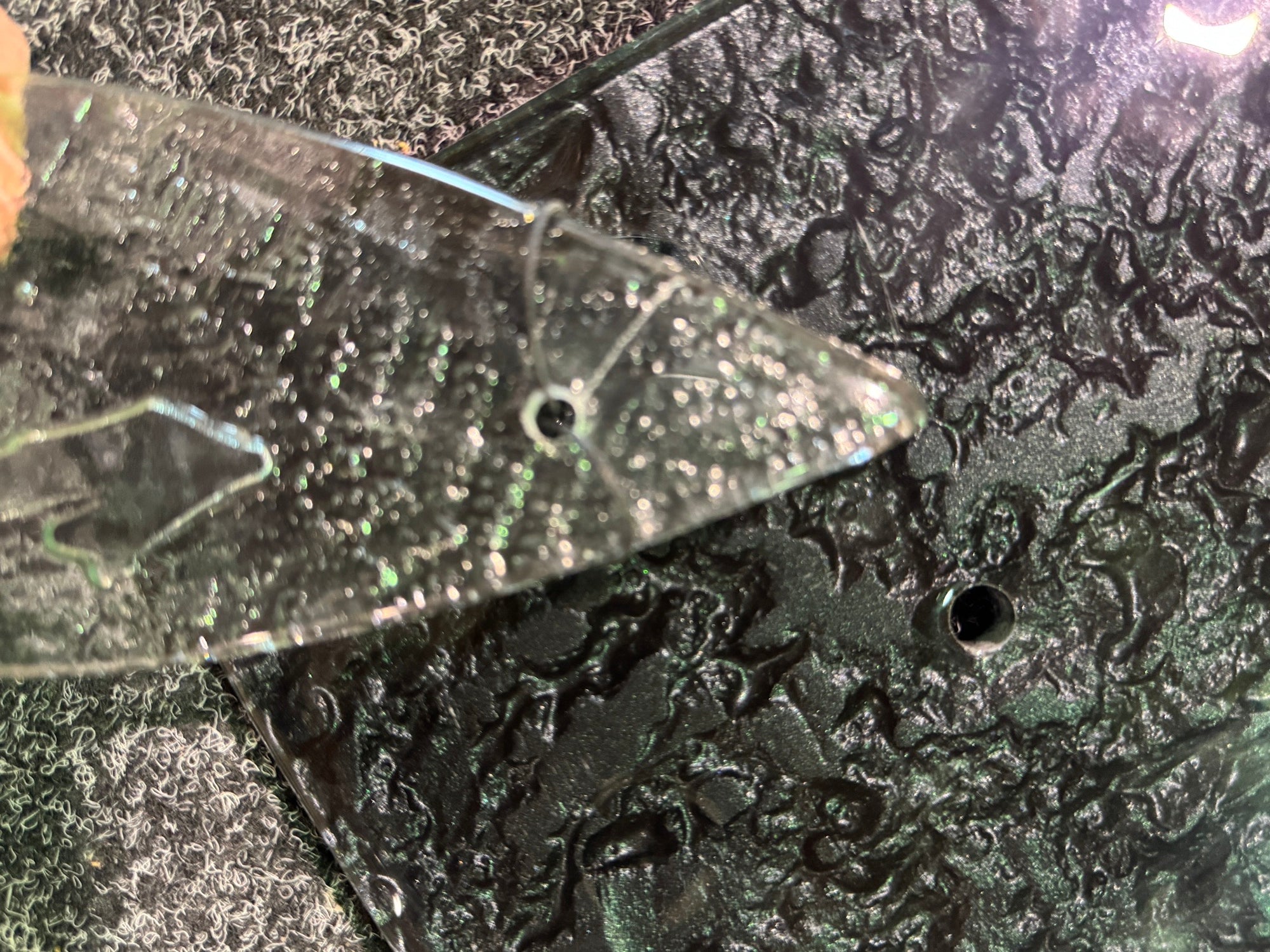 Small Tribal Hook Waka - Clear