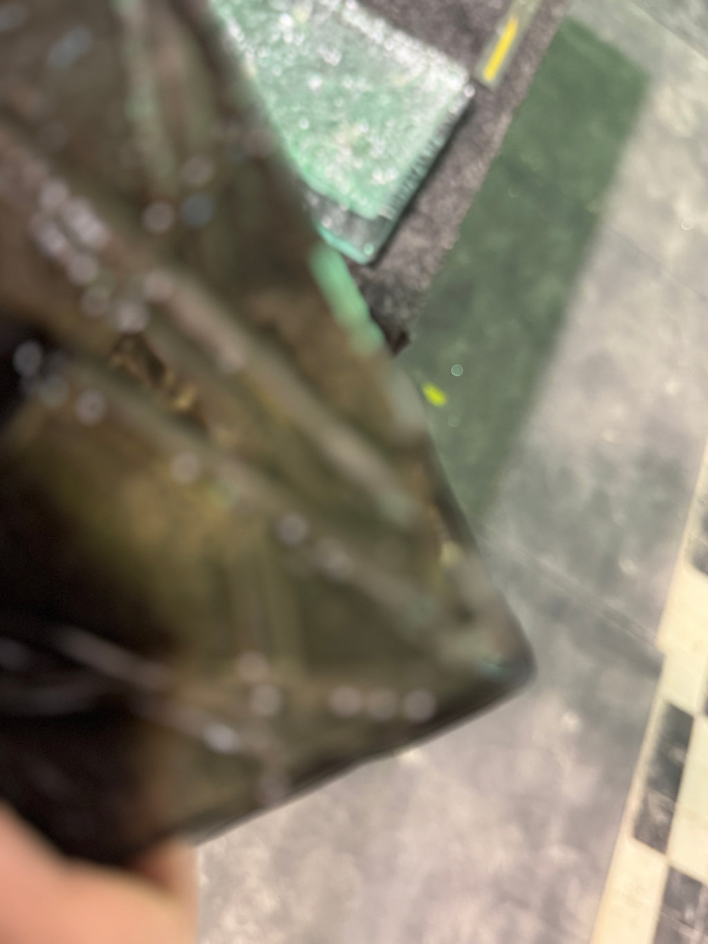 Grey Tint 200sq Platter with Copper Stag Head