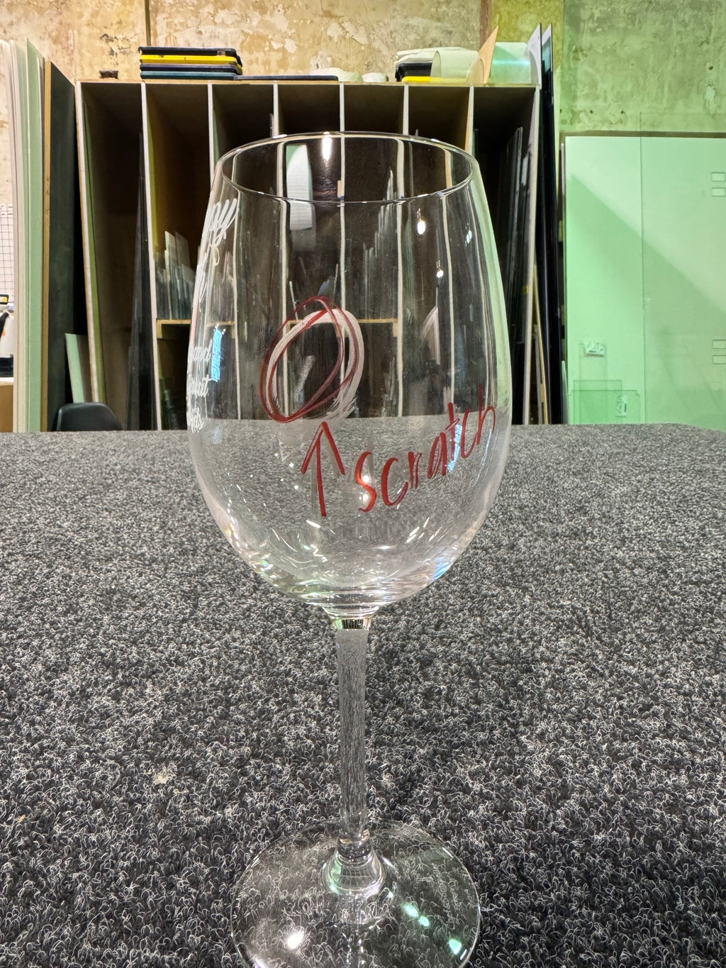 Happy 90th Birthday Wine Glass