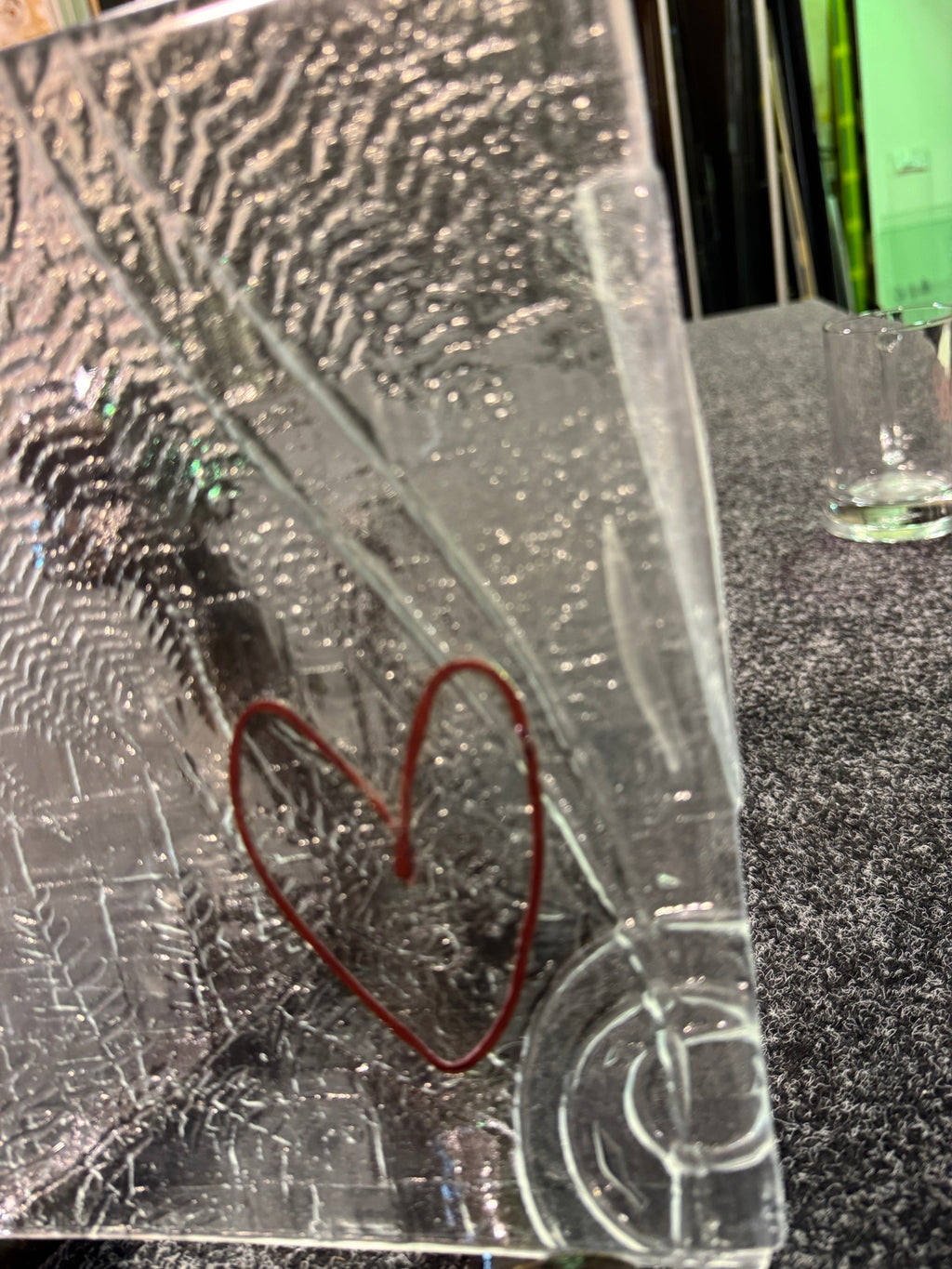 Copper Heart Platter