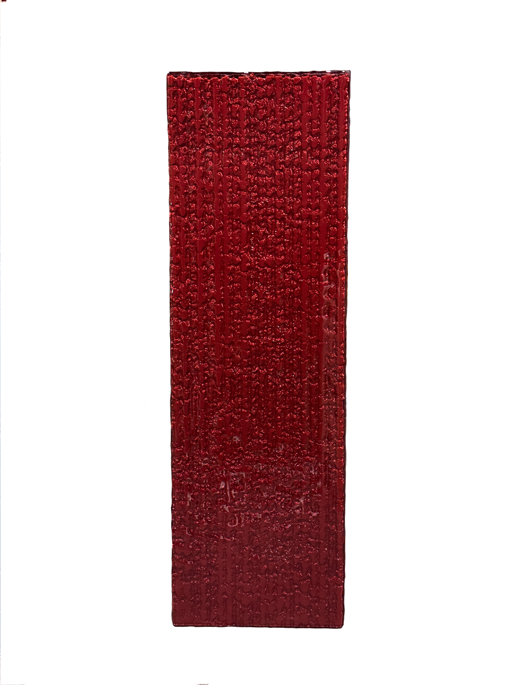 Red Adrenaline Glass Panel - 1m x 30cm