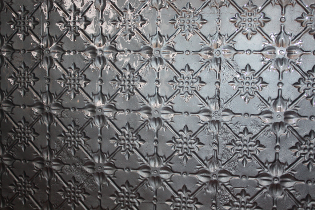 Pressed Tin B - Evans - Glass Sample