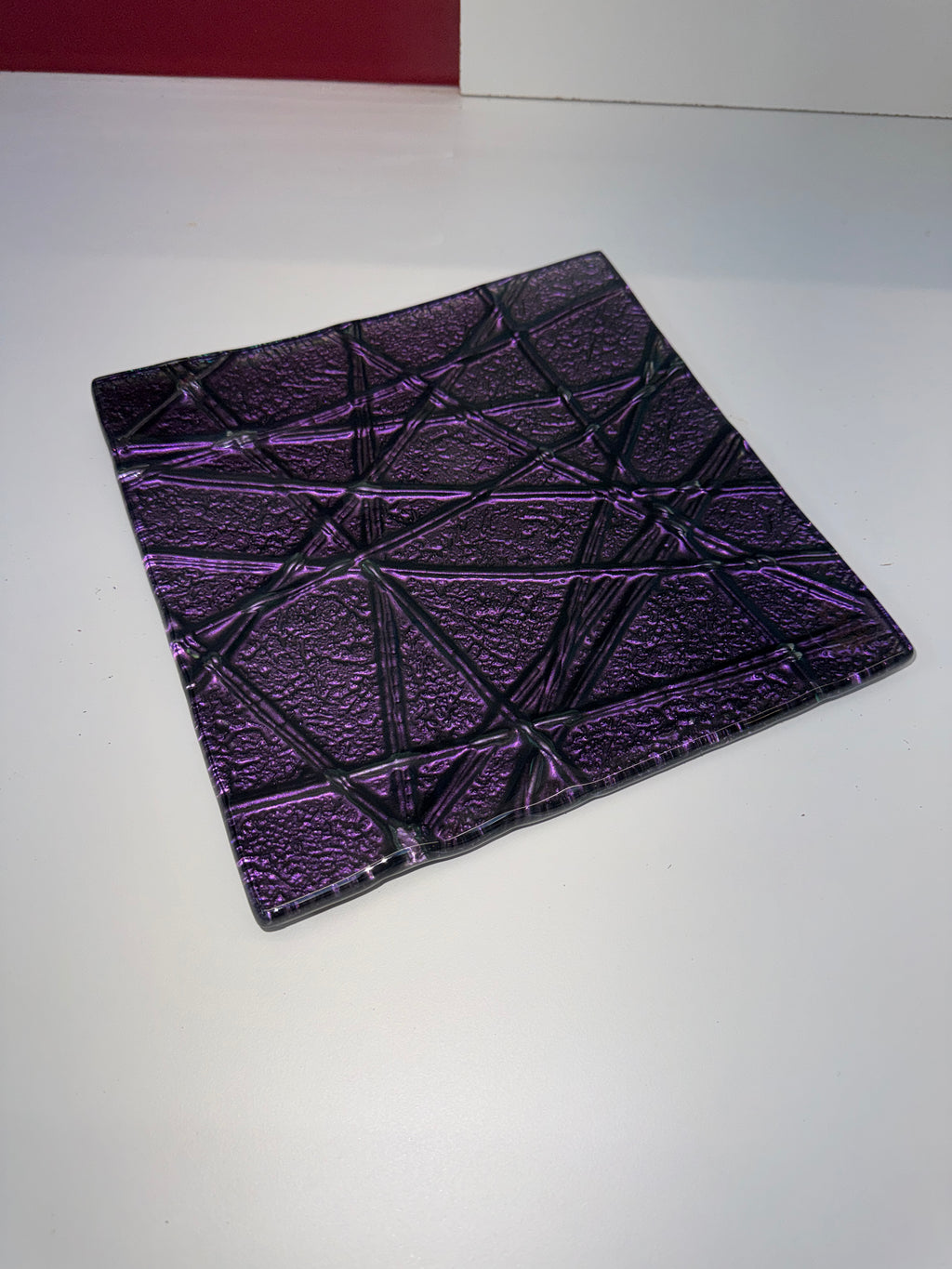 20cm Square Platter - Rope Pattern