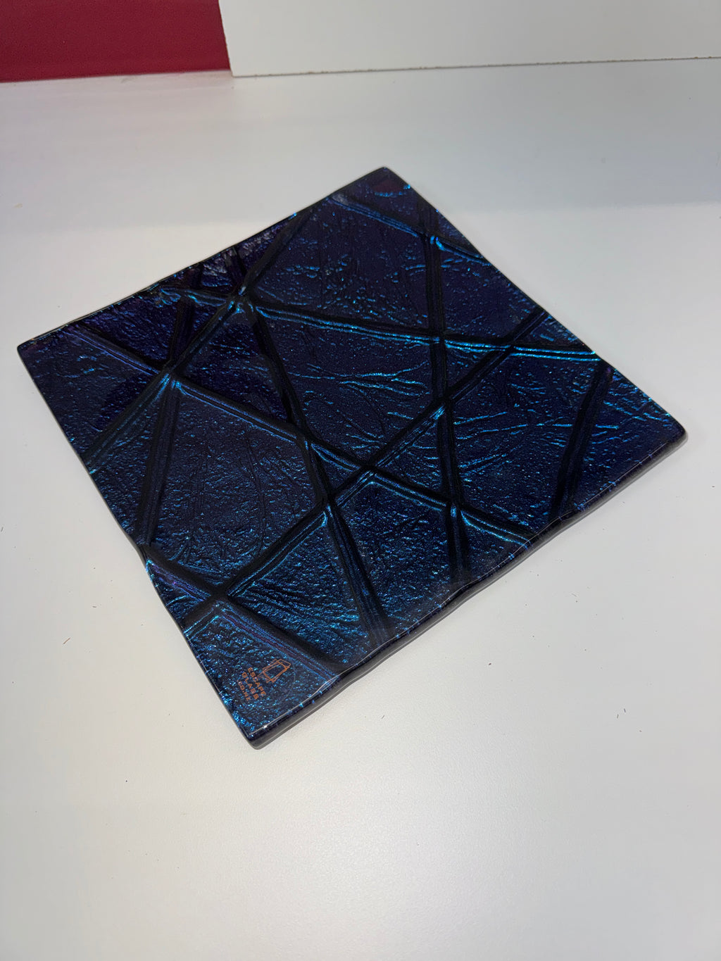 20cm Square Platter - Rope Pattern