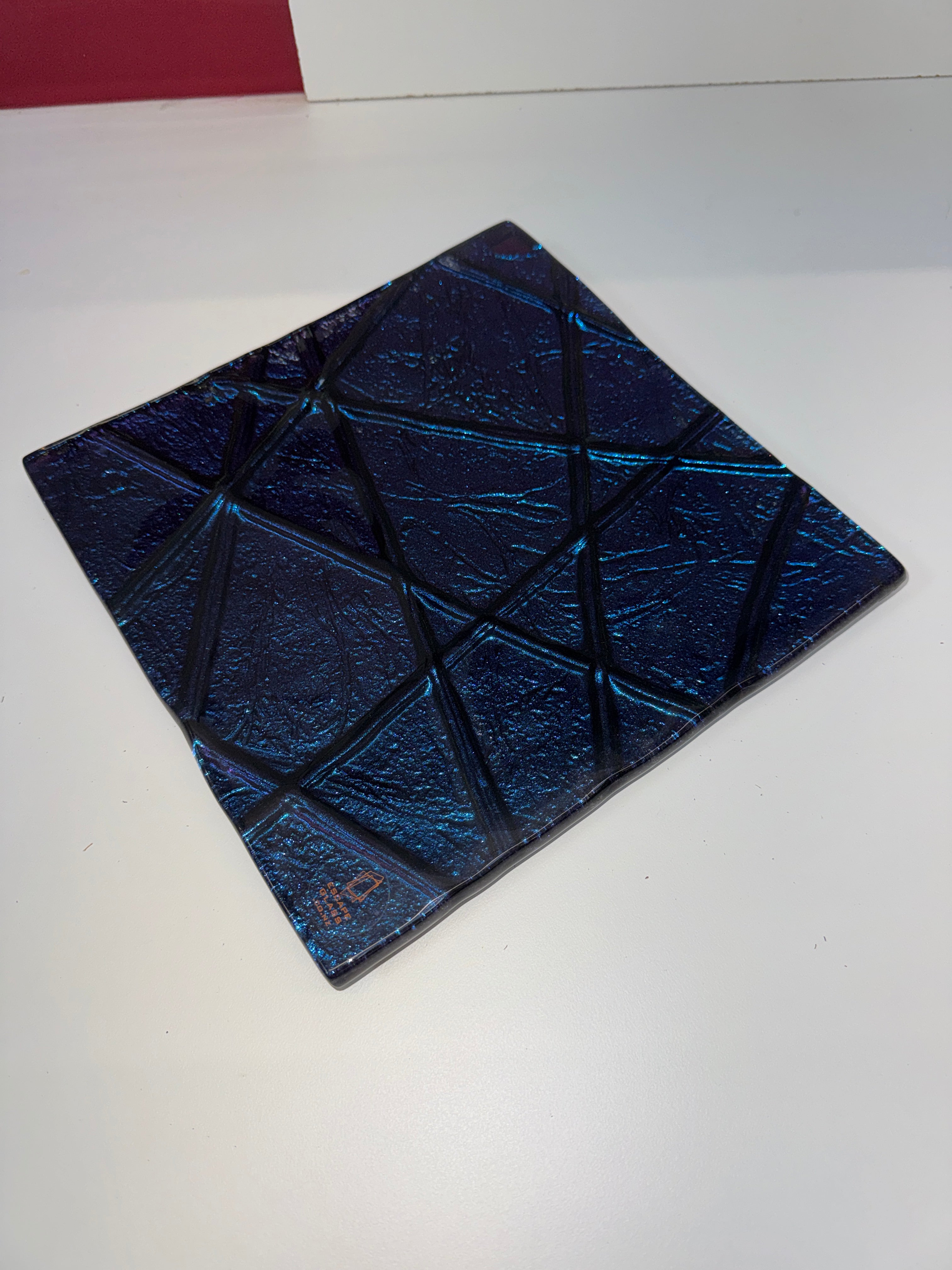 20cm Square Platter - Rope Pattern