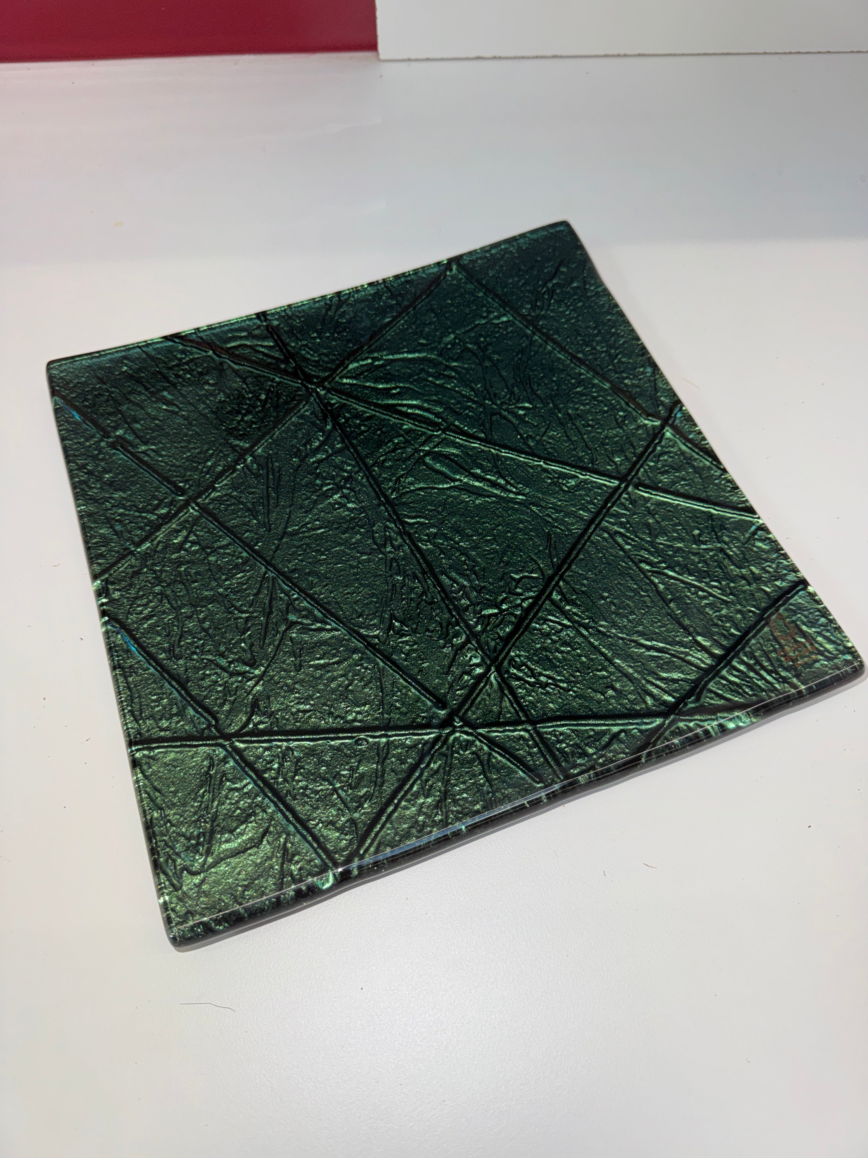 30cm Square Platter - Rope Pattern