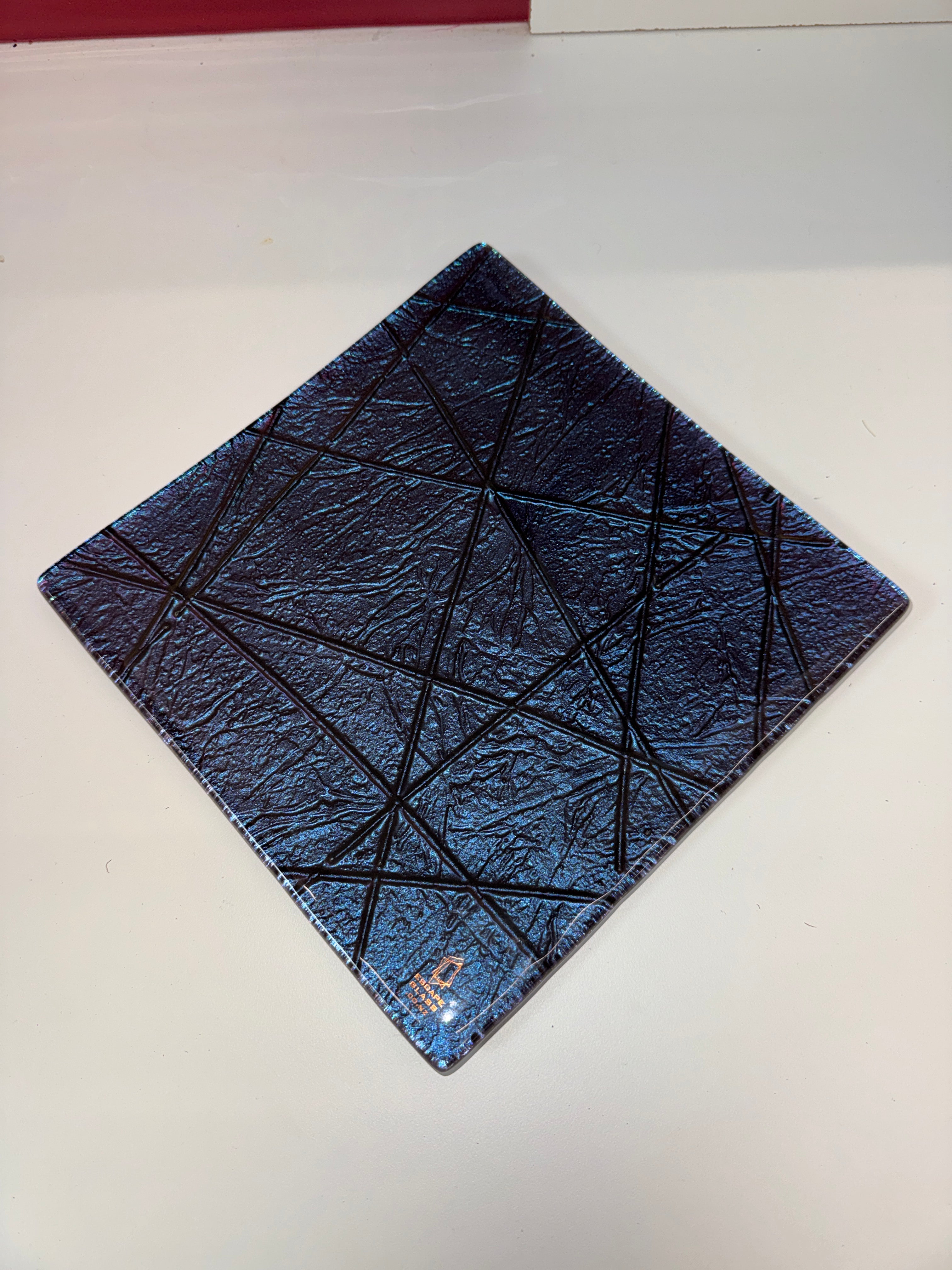 30cm Square Platter - Rope Pattern