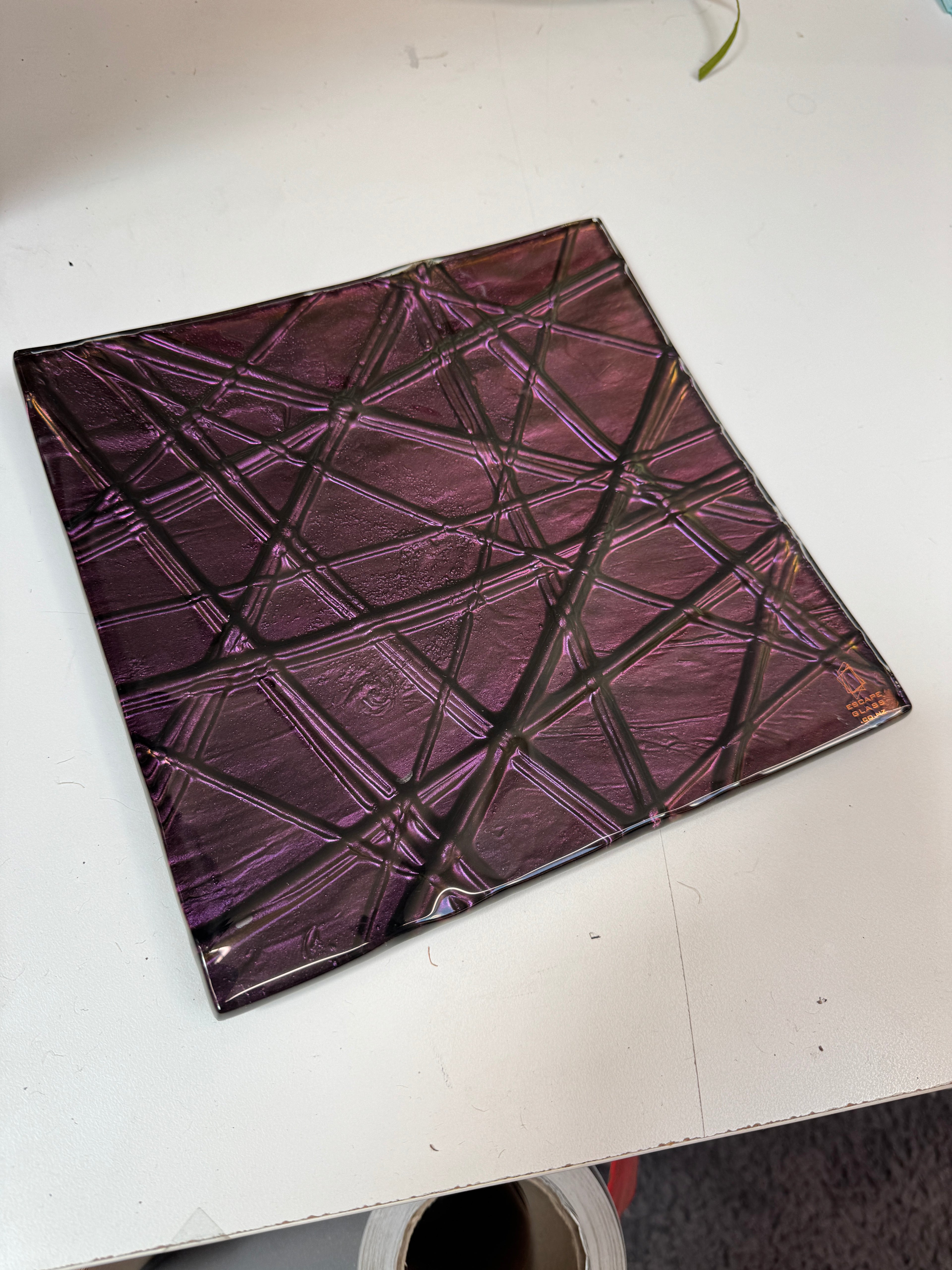 30cm Square Platter - Rope Pattern