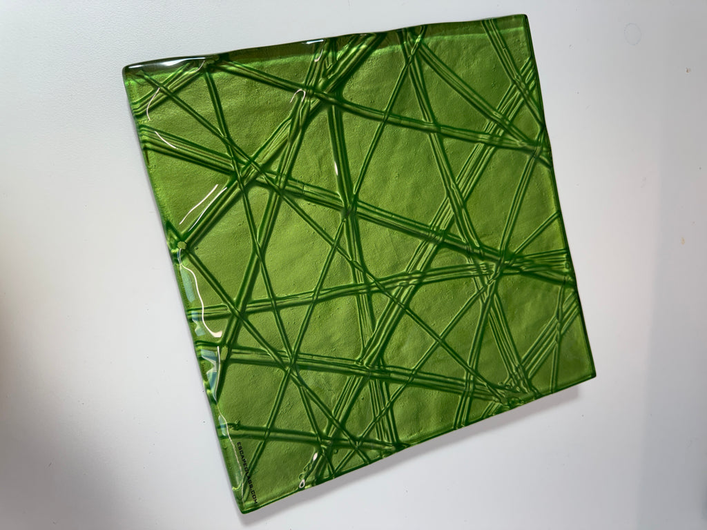 25cm Square Platter - Rope Pattern