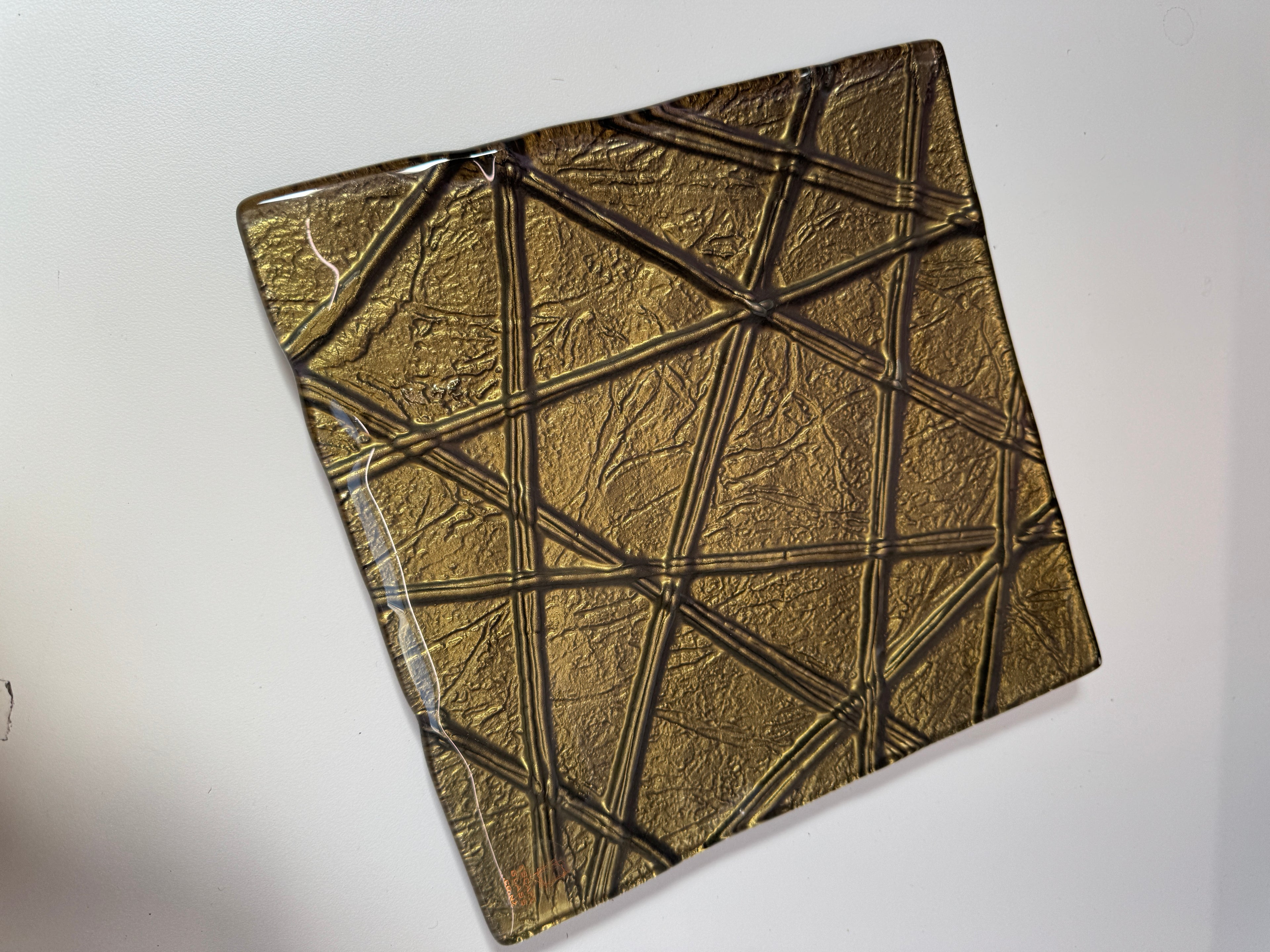 30cm Square Platter - Rope Pattern