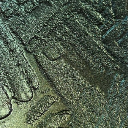 Kelly green freescape - Slumped Glass Pattern - Escape Glass