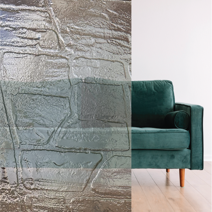 Schist Pattern Sample Escape Glass Slumped Glass