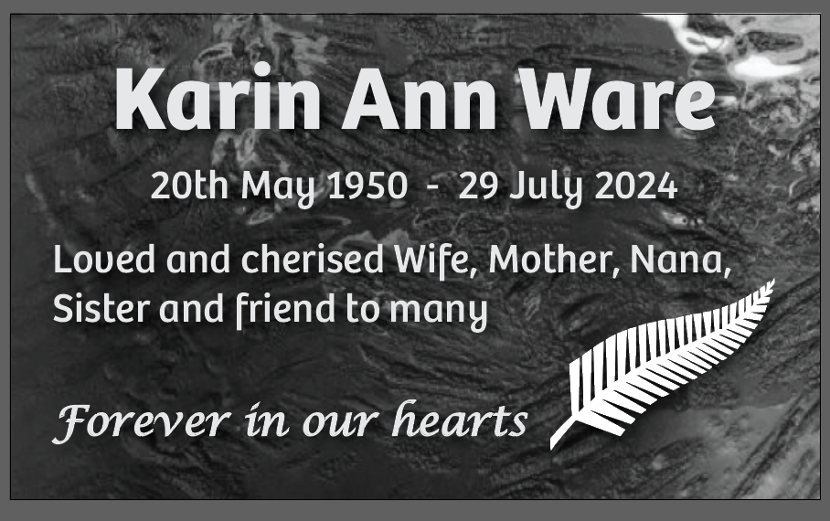 Kelly Robertson - Karin Ann Ware Plaque