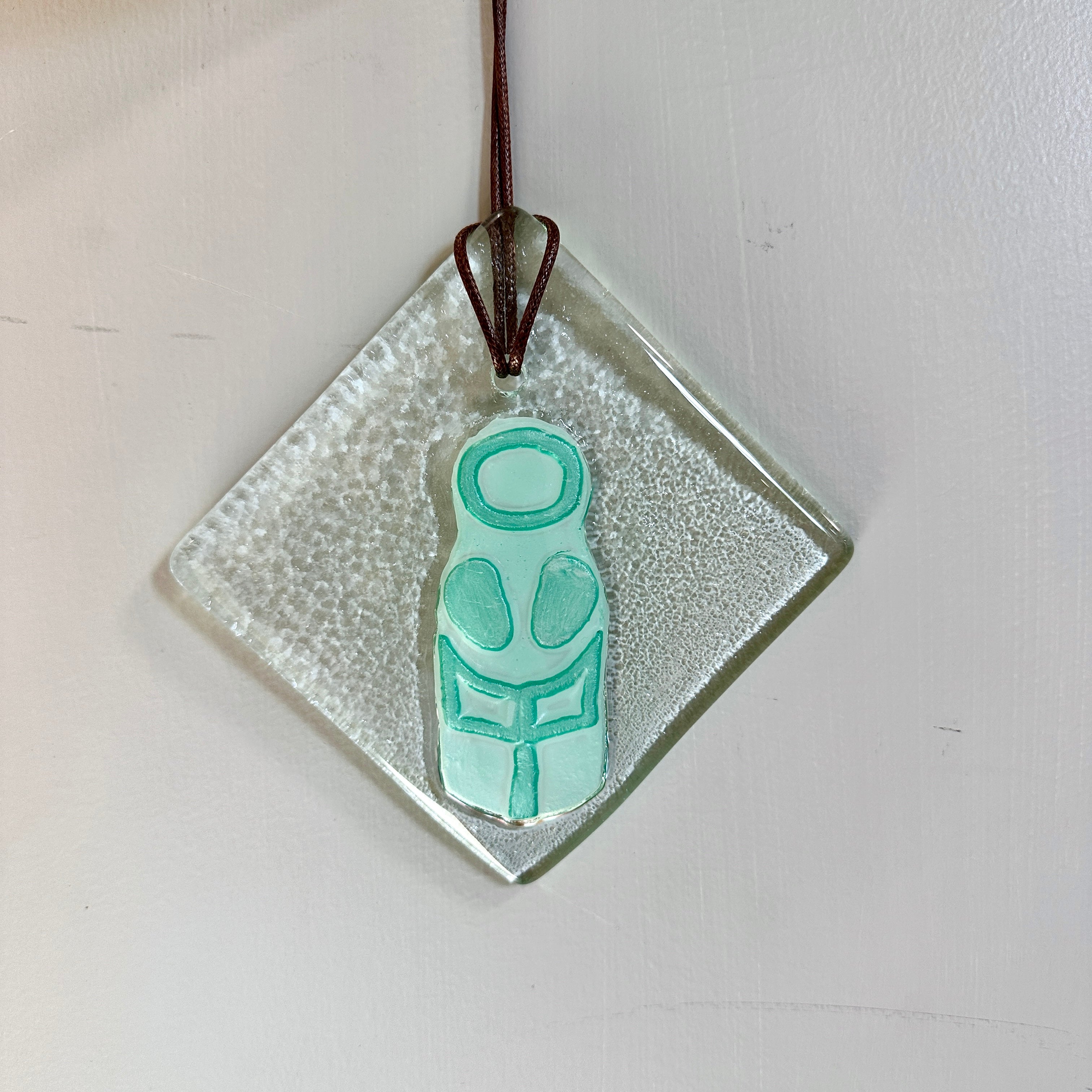 glass lolly eskimo or adventurer - glass art