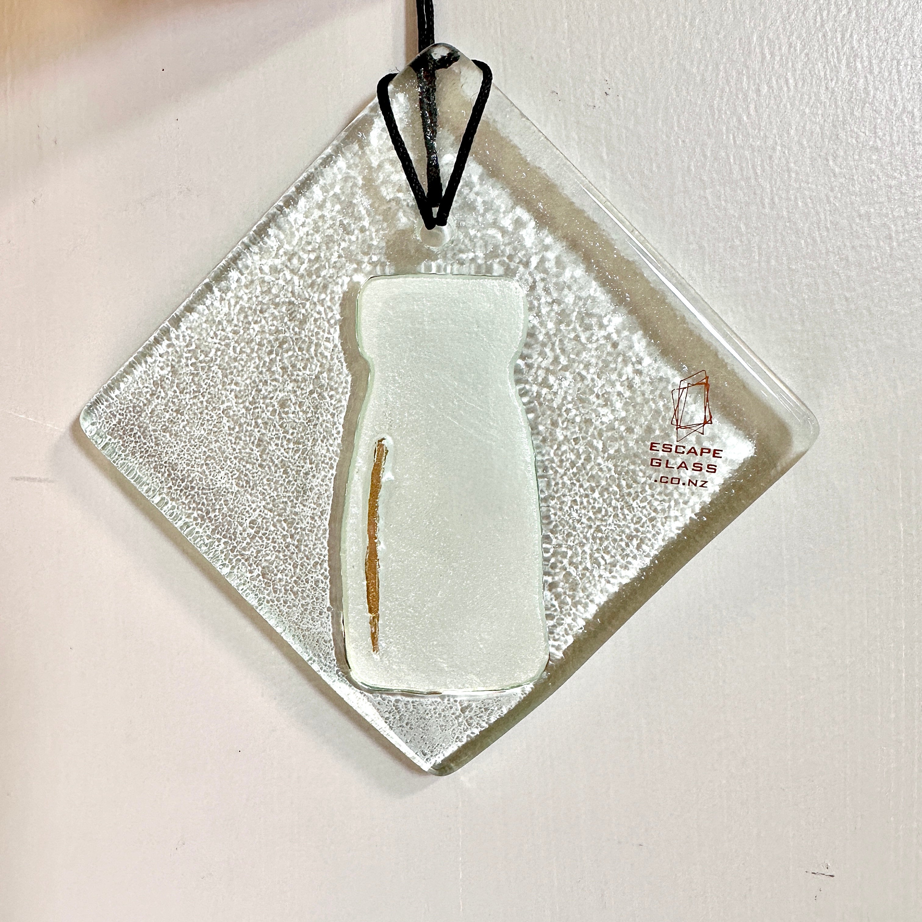 glass milk bottle lolly