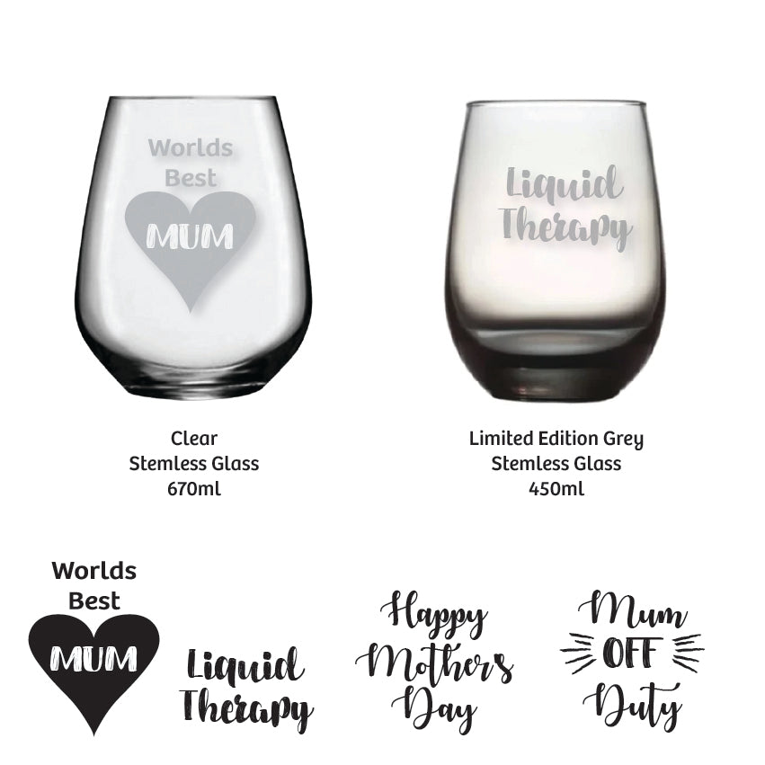 Engraved Wine Glass - Custom 