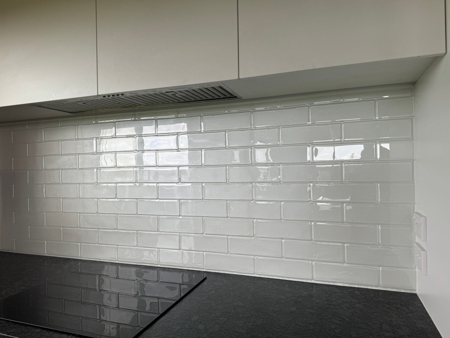 Subscape - Subway Tile style Slumped Glass Splashback