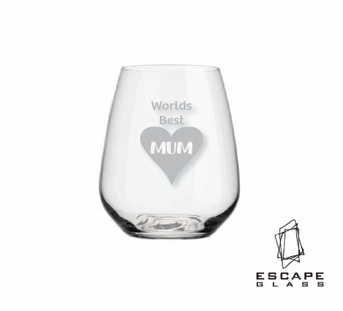 Designed Stemless Wine Glass / Tumbler