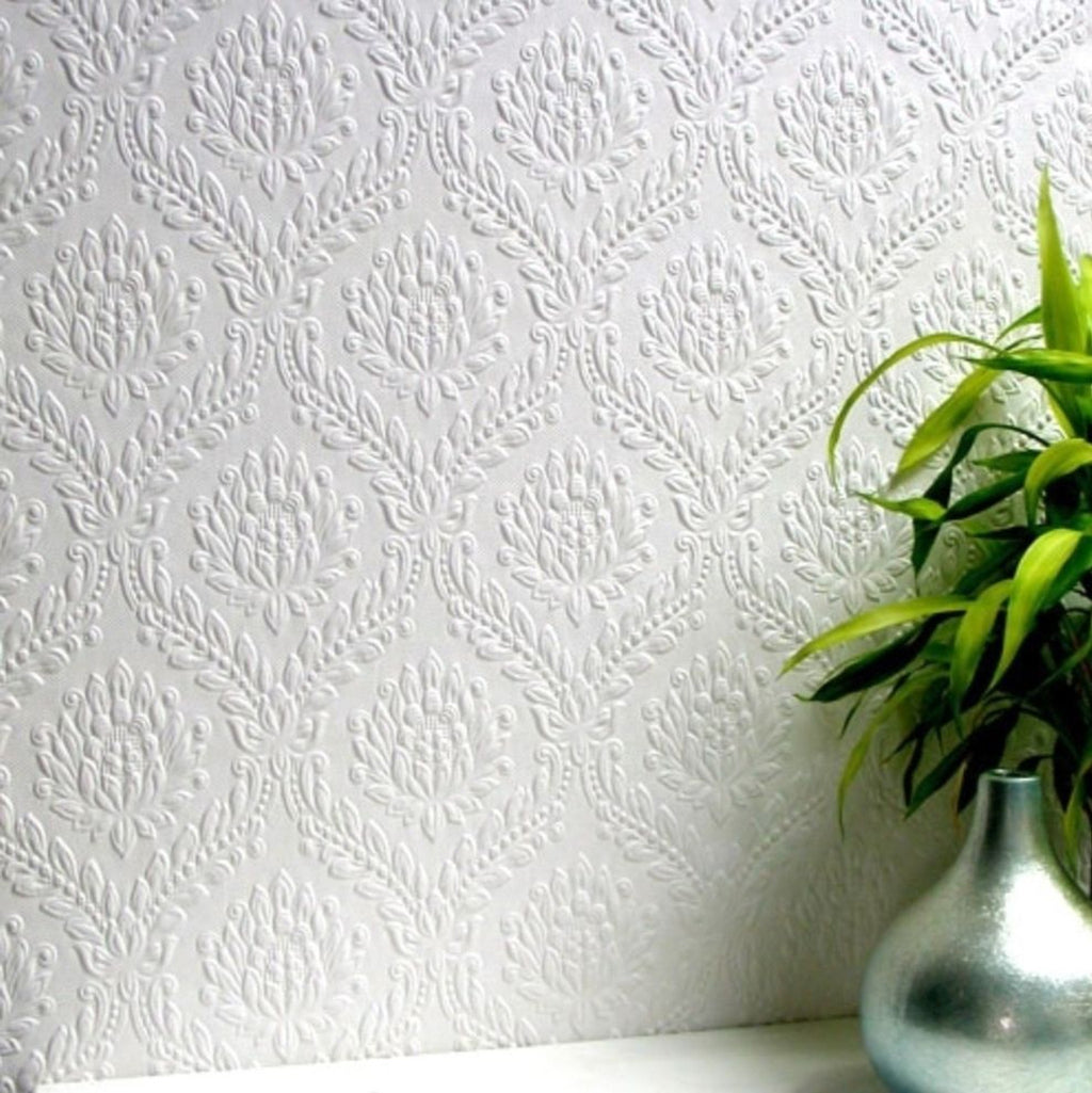 Anaglypta - Dryden Damask Glass Sample