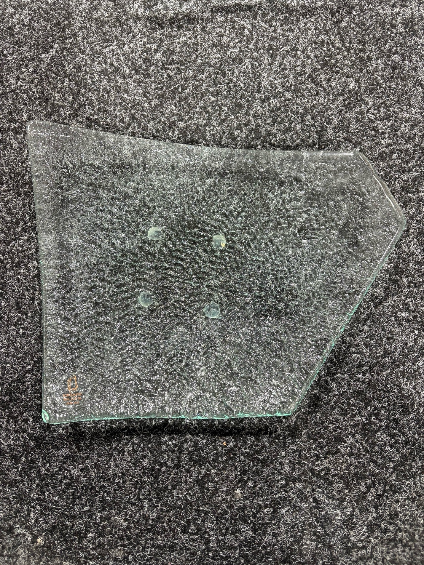 Garage Sale Clear Shaped Platter