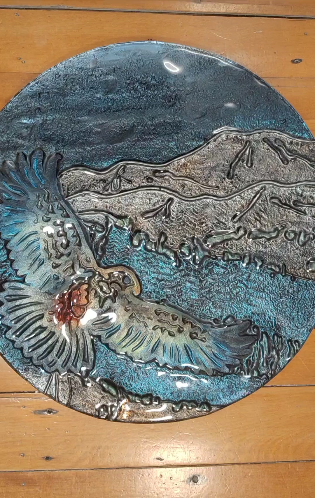 Kaitiaki (Guardian) of the Mountains - Disc Art