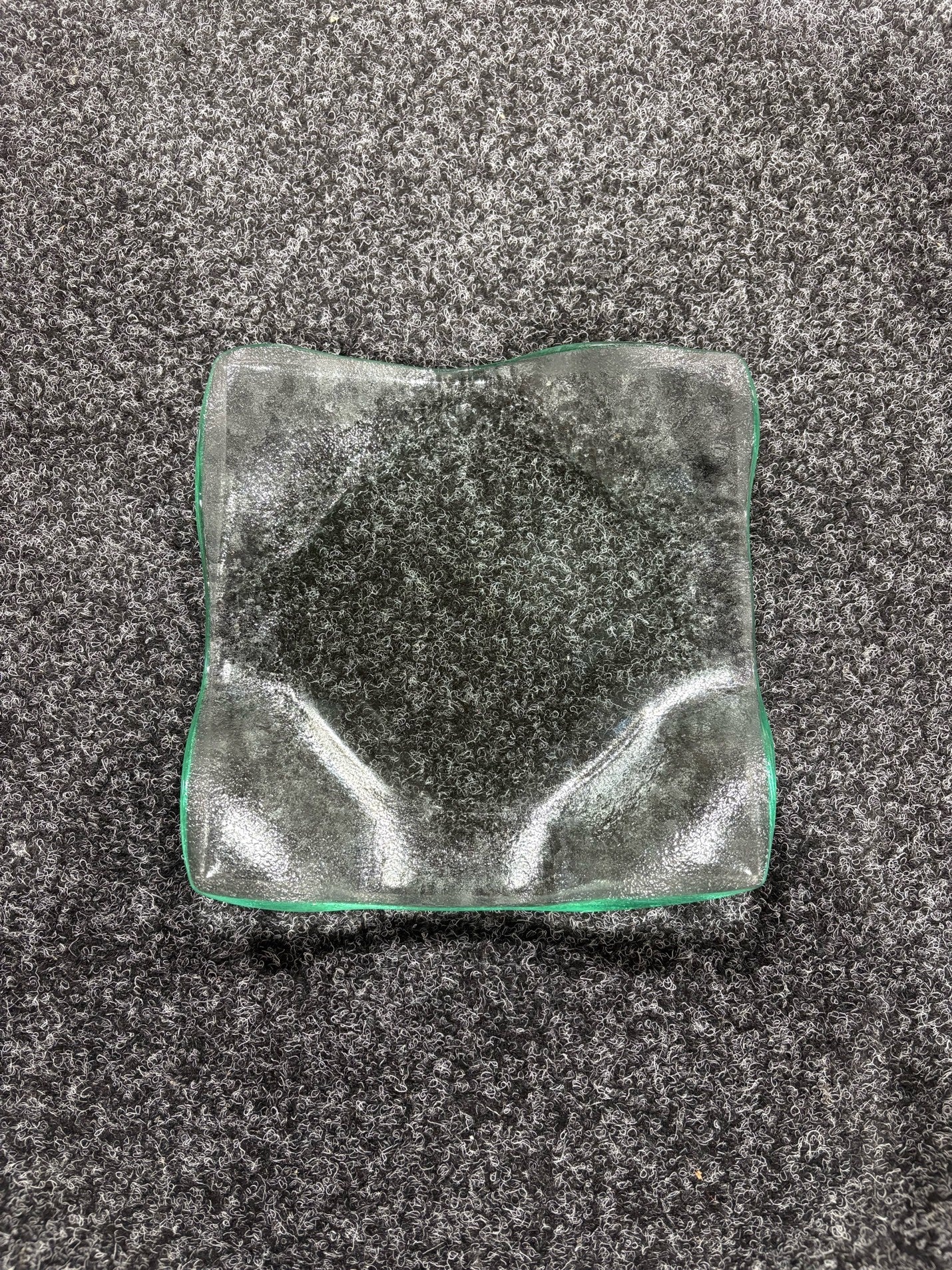 Garage Sale Clear Dished 200sq Platter