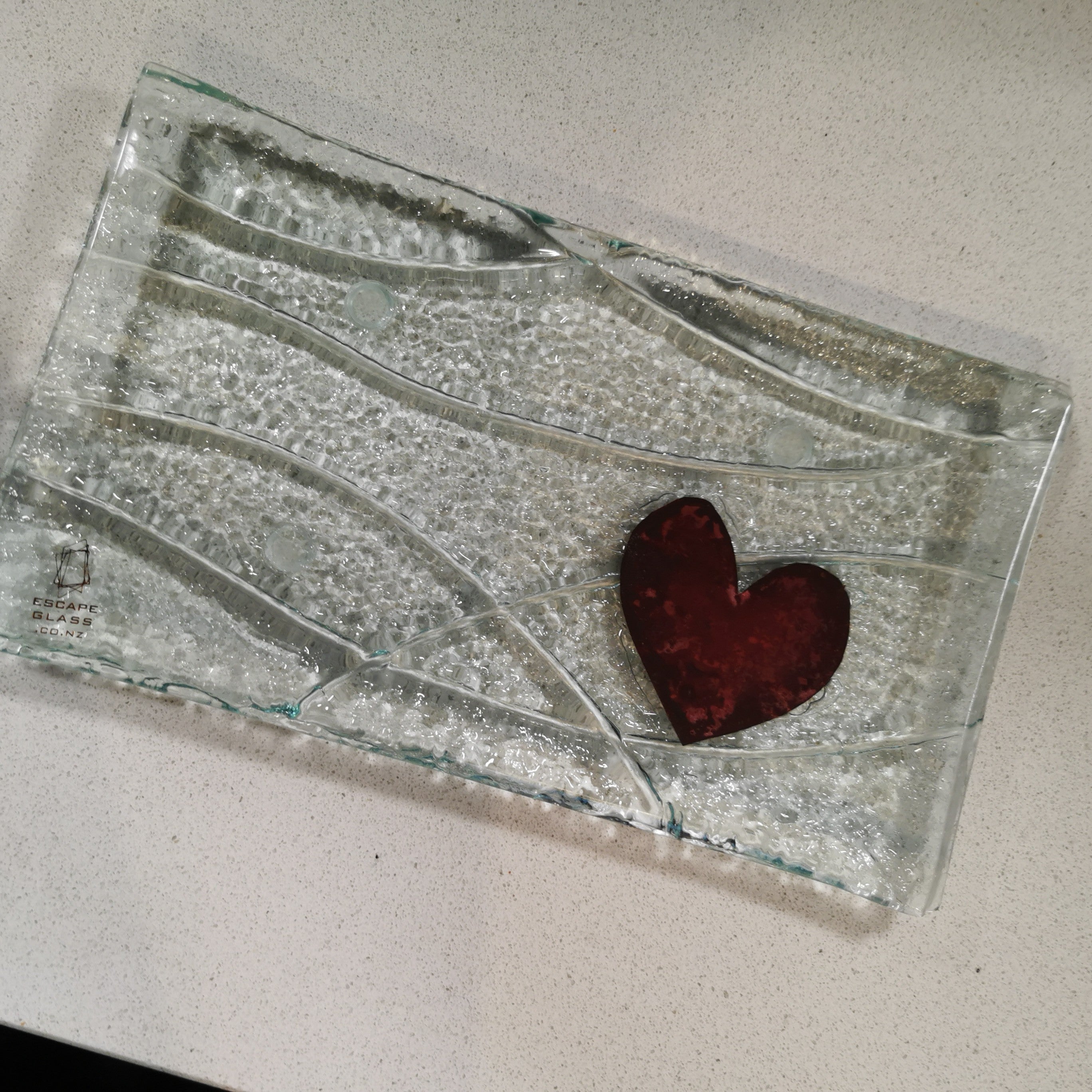 Copper Heart Swirls - Trinket Tray