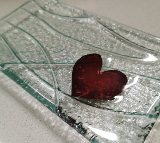 Copper Heart Swirls - Trinket Tray