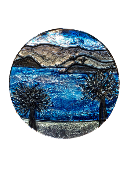 Disc Glass Art - Made to order