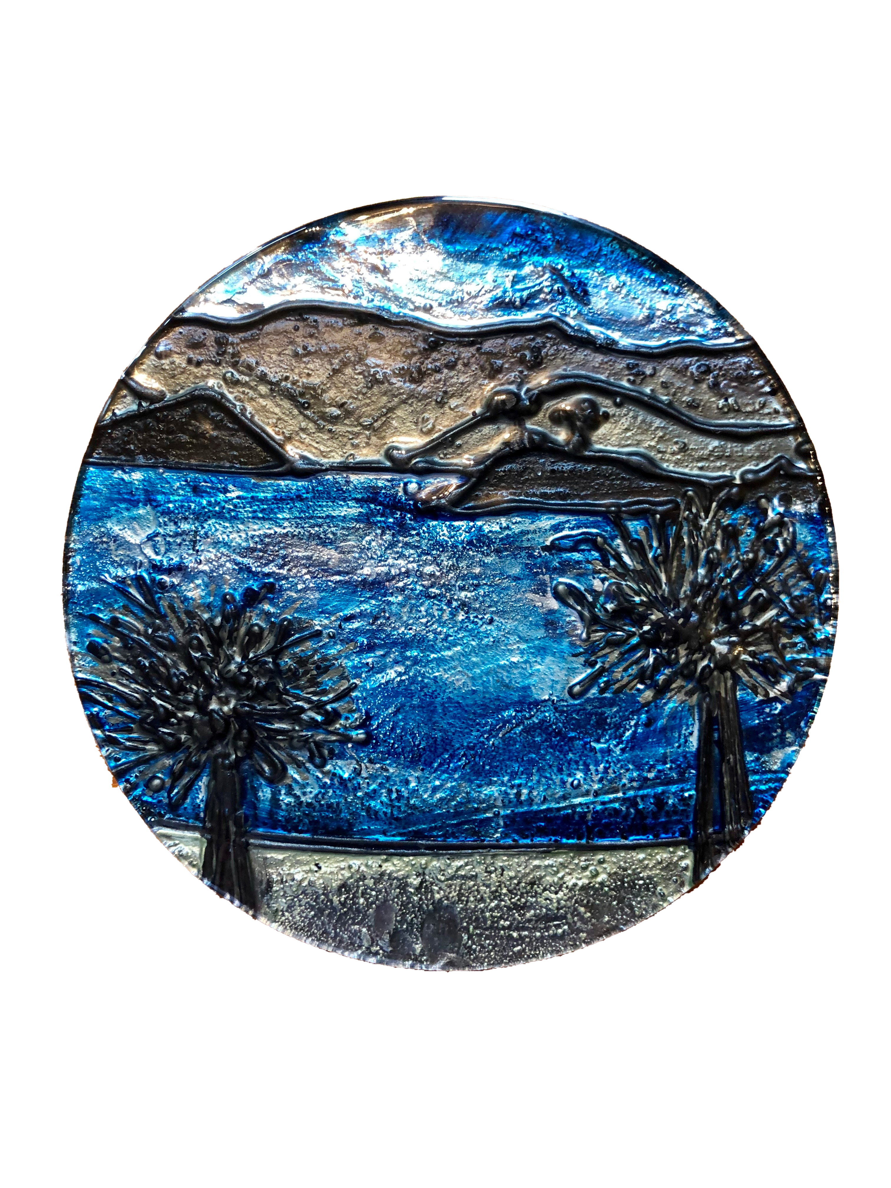 Disc Glass Art - Made to order