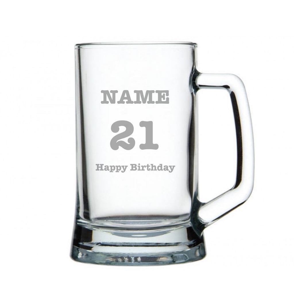 21st Birthday Custom Engraved Beer Handle