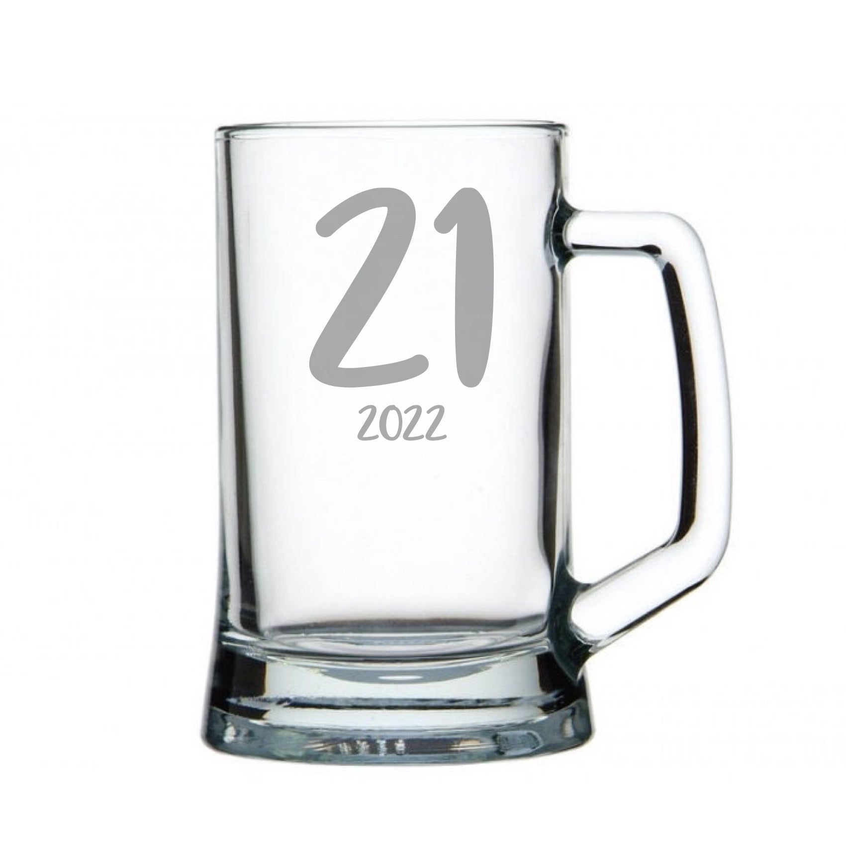 21st Birthday Custom Engraved Beer Handle