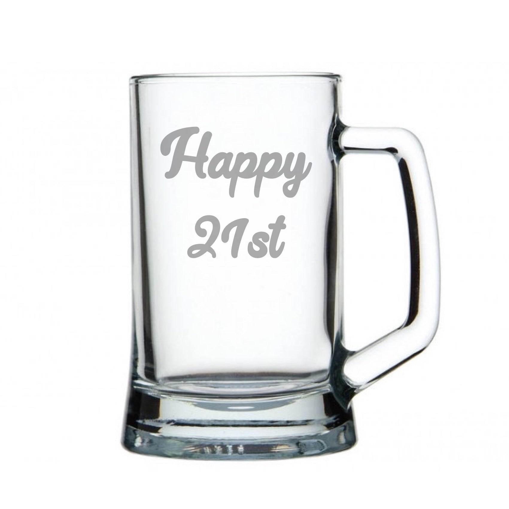 21st Birthday Custom Engraved Beer Handle