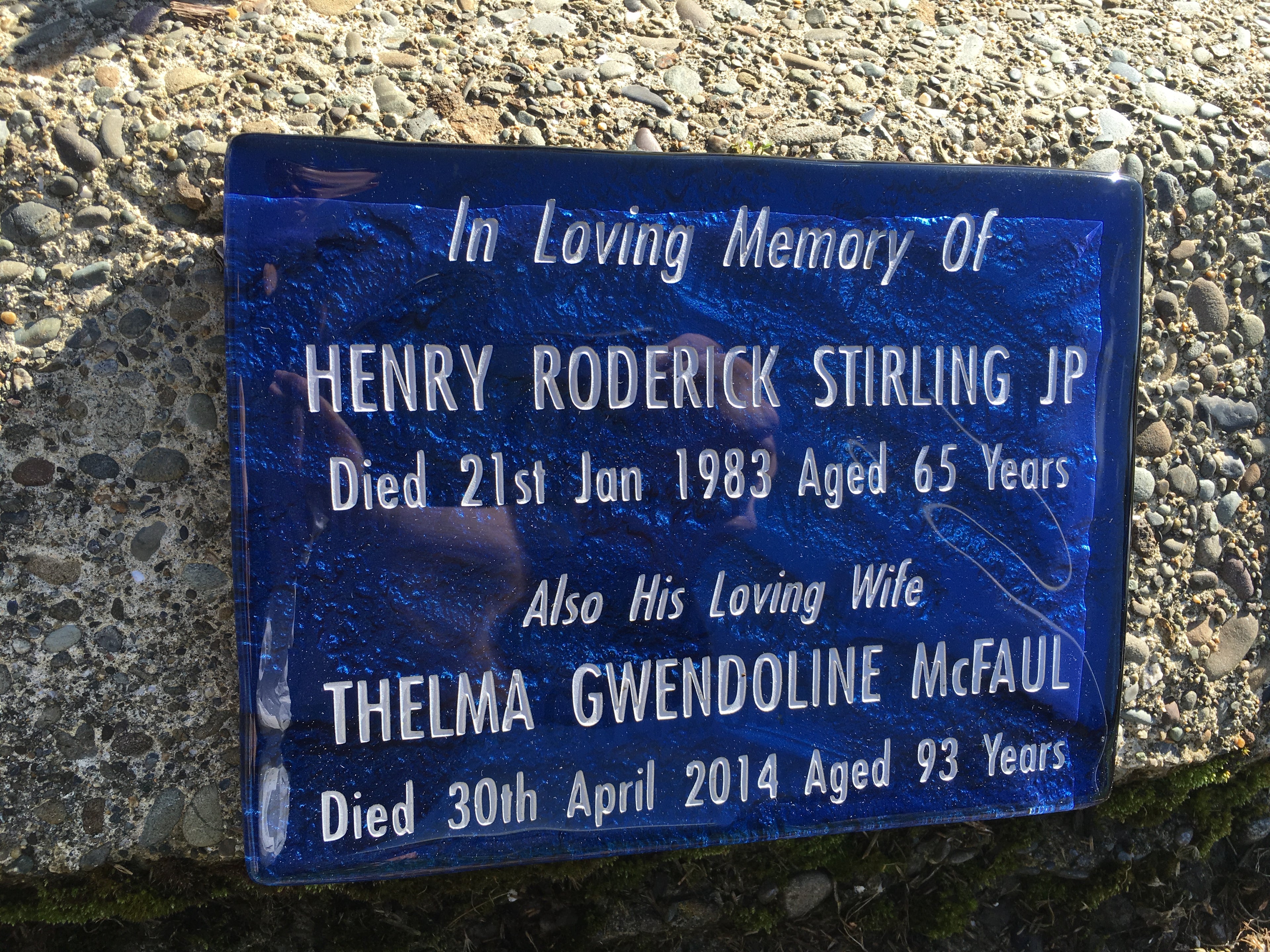 Memorial Plaque - 20cm x 30cm