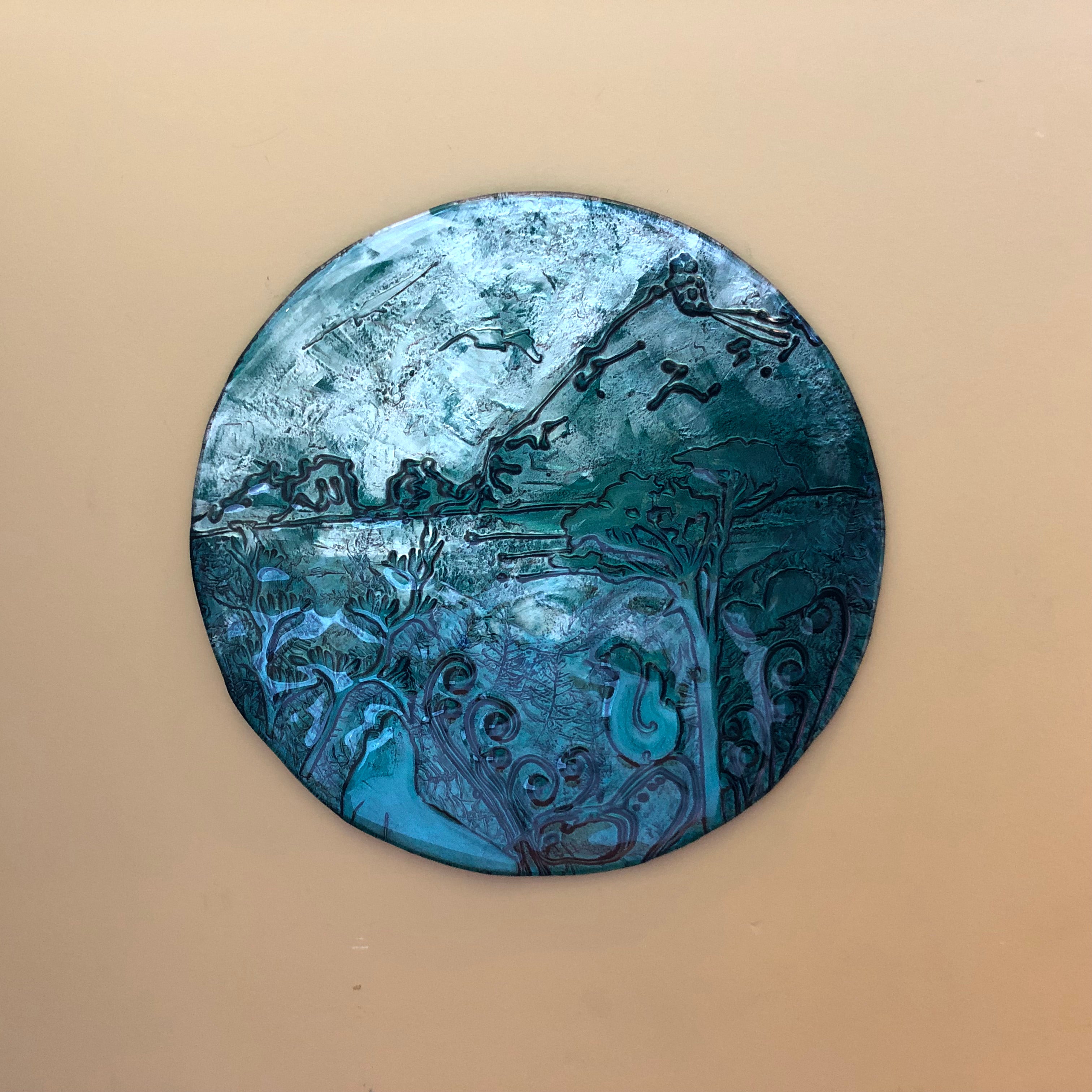 Disc Glass Art - Made to order