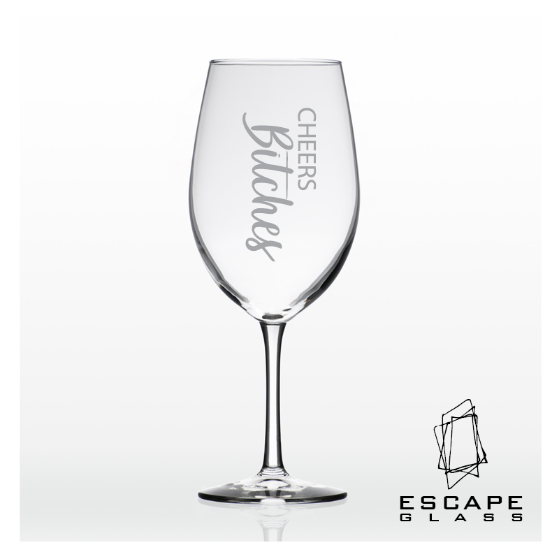 Engraved Wine Glass - Custom 