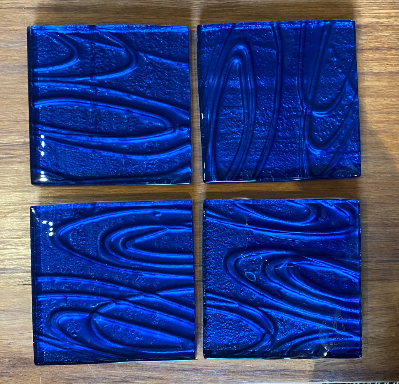 Blue Conformity Coasters - Set of 4