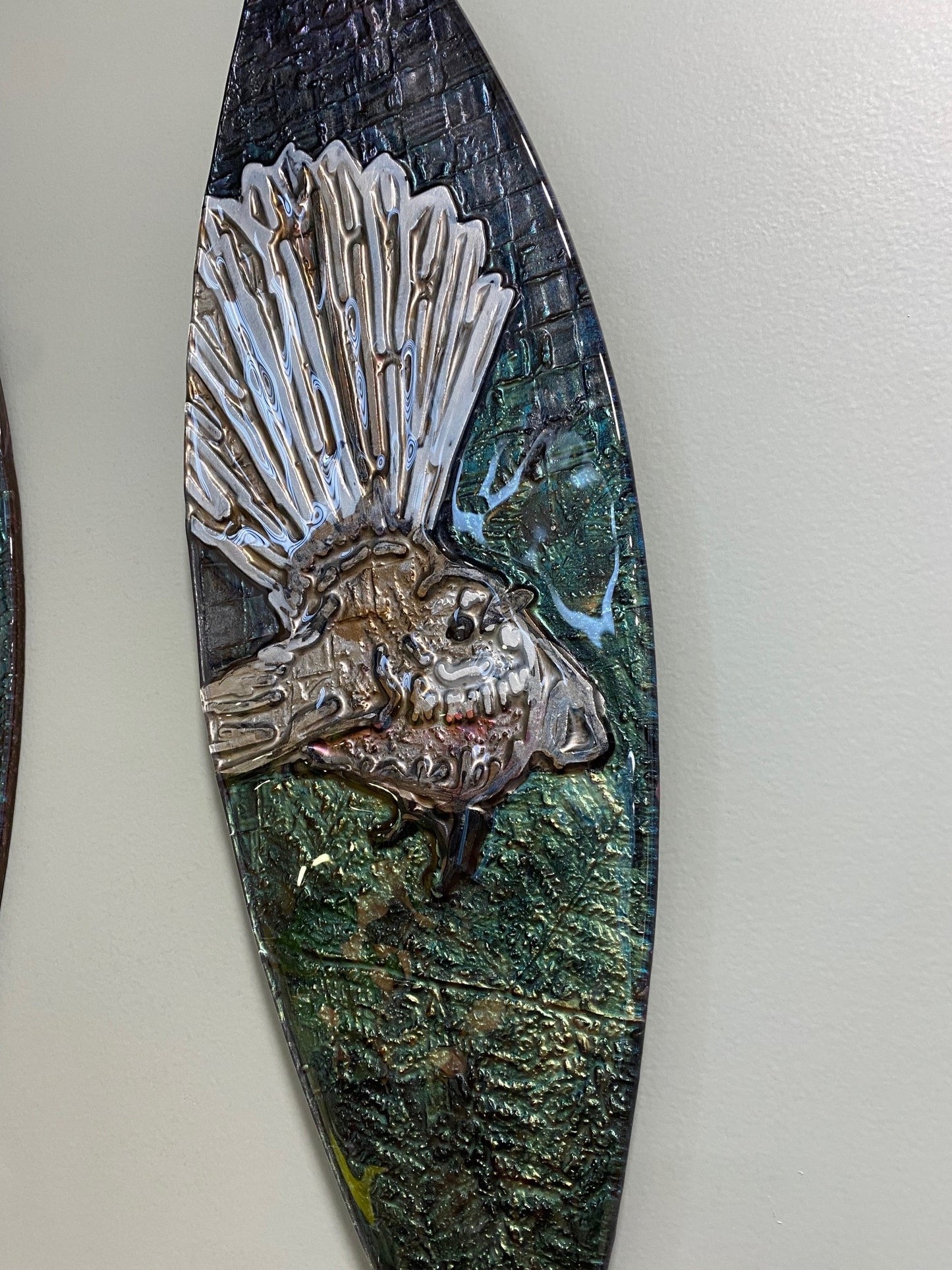 Wall Hanging - Large - Hand-painted Fantail