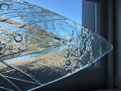 Waka platter | slumped glass | NZhandmade 