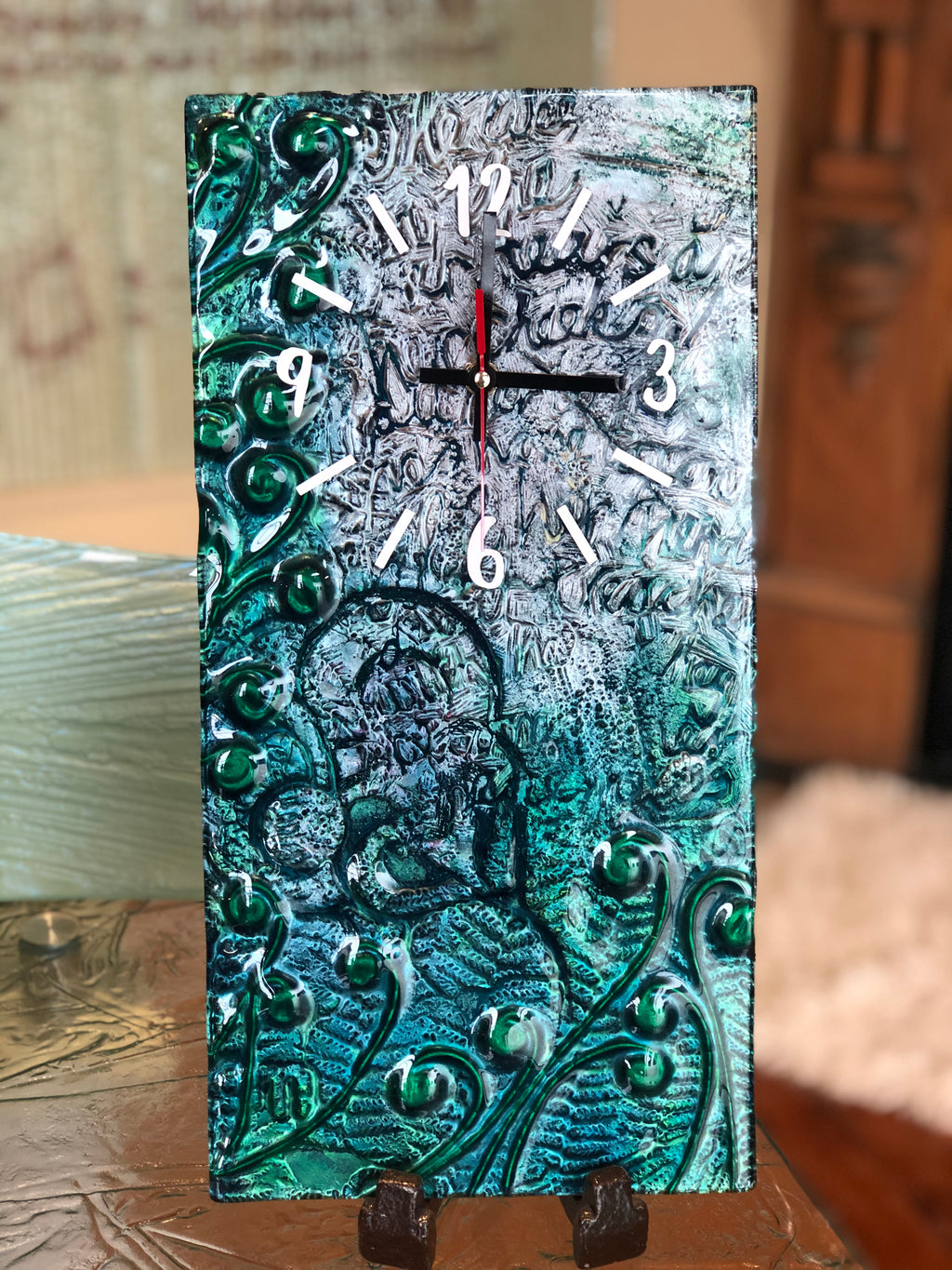 Kiwiana Glass Clock - You choose the colours!