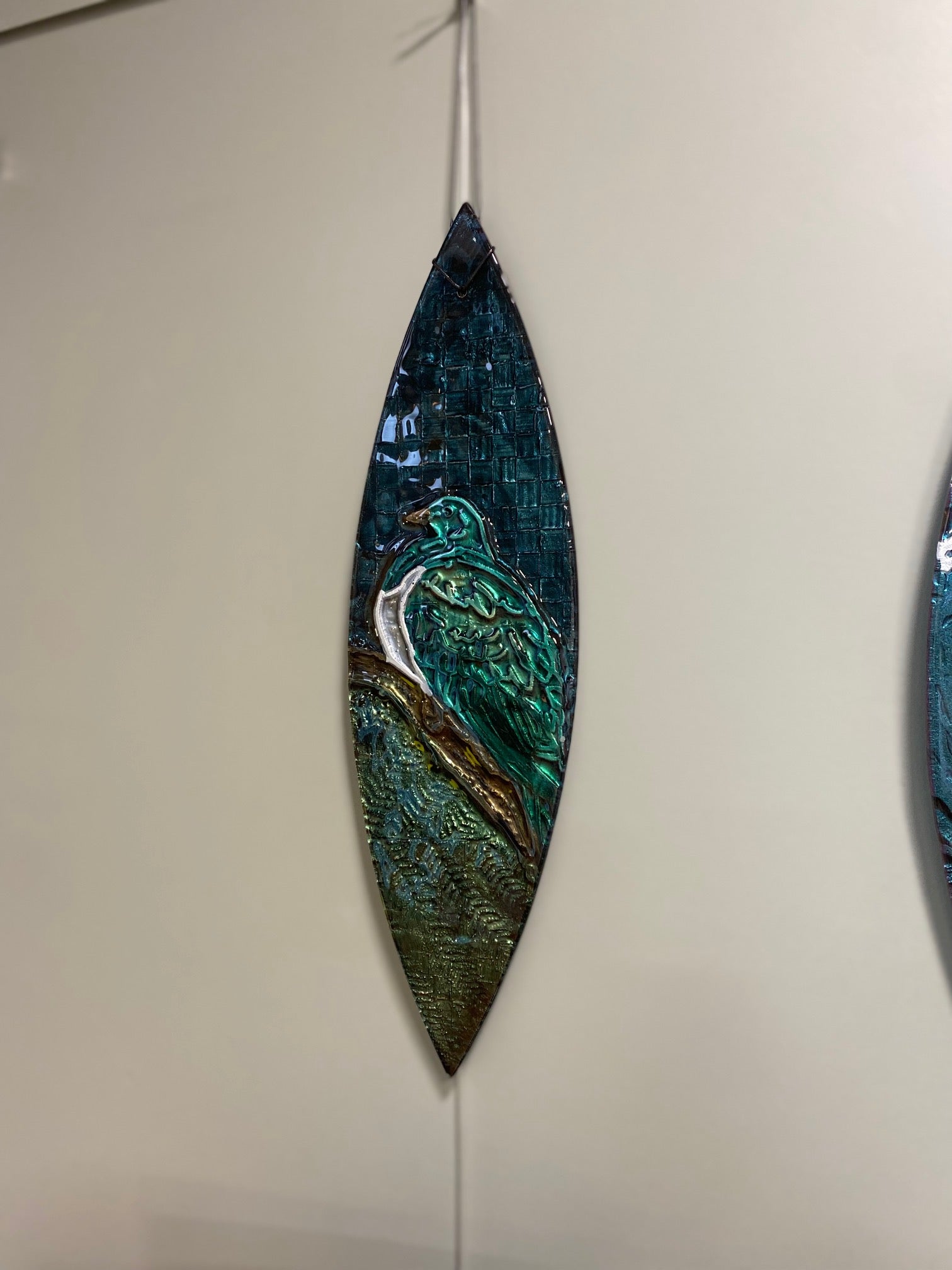 Wood Pidgeon (Kereru) - Wall Art - Multi Coloured Waka