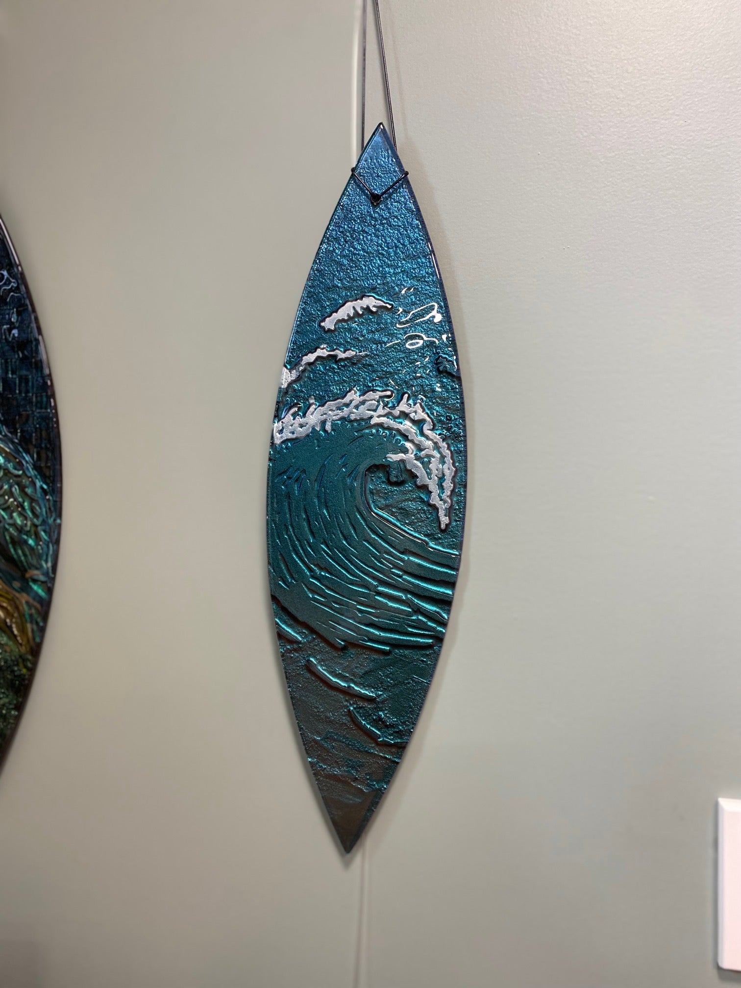 Wave - Wall Art - Large Surfboard