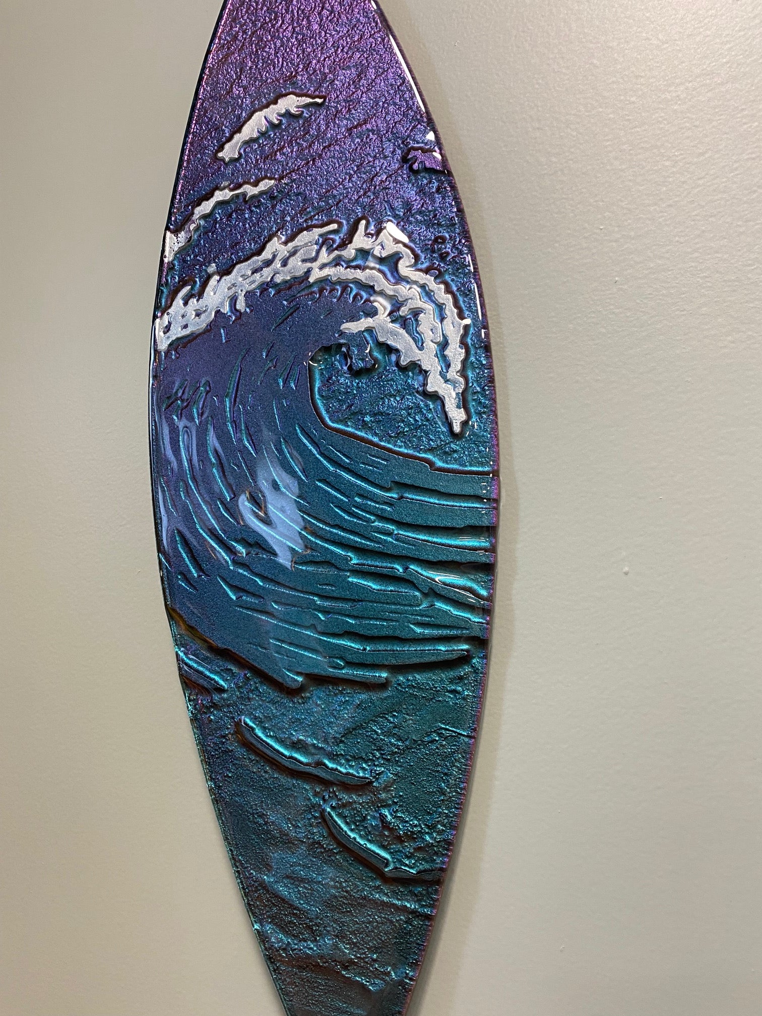 Wave - Wall Art - Large Surfboard